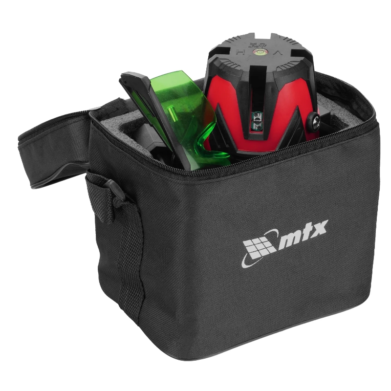 Лазерный уровень MTX MFL GREEN 35015, 30 м, зеленый луч, акк. Li 2400 mAh, сумка, резьба 5/8" в Костроме
