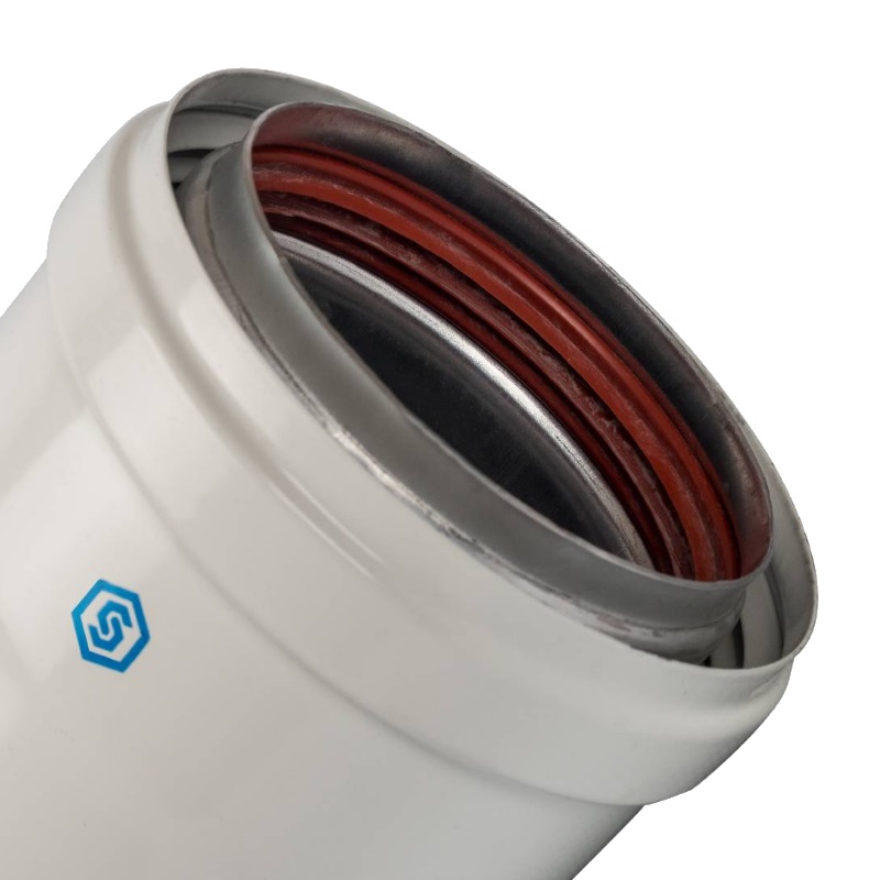 Труба дымохода Stout SCA-0080-801000 DN 80, 1000 мм, утепленная в Вологде