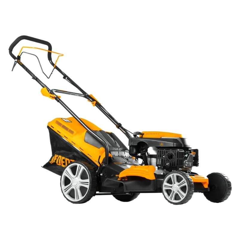 Газонокосилка бензиновая Denzel GLD-460SP, 4,5 л.с., ширина скашивания 46 см, самоходная, 58803 в Череповце