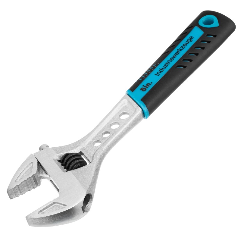 Ключ разводной Gross, 200 мм, CrV, двухкомпонентная ручка 15561 в Муроме