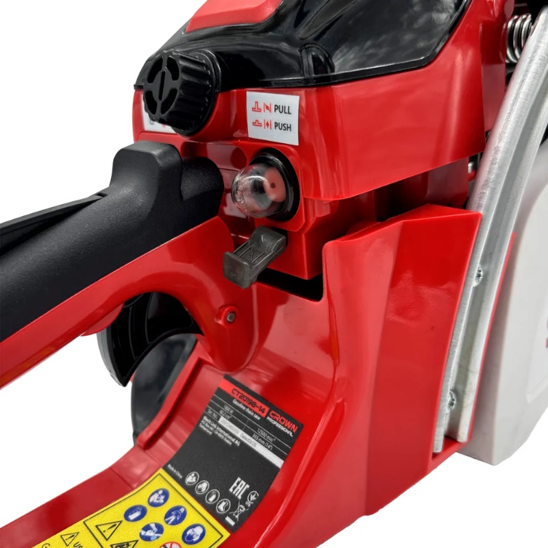 Пила цепная бензиновая Crown CT20198-16, 40.2 см3, шина 16”, цепь 3/8"-0,050"/1,3мм, 56з , AVS в Коврове