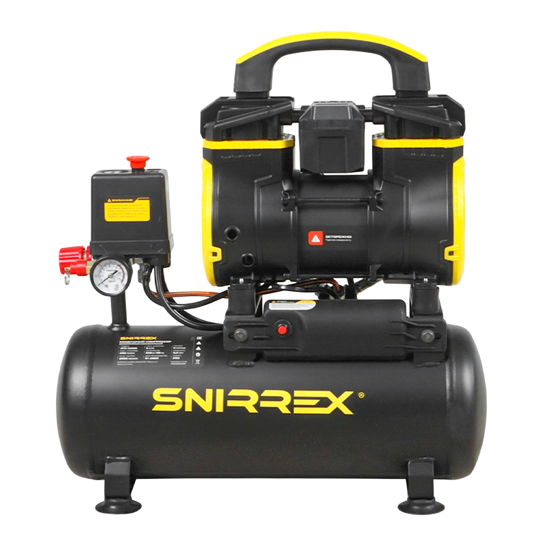 Компрессор безмасляный Snirrex OFC 8/200, 0,9 кВт, 8 л, 200 л/мин в Коврове