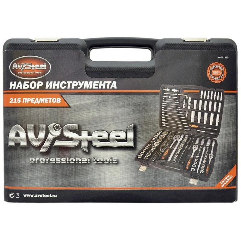 Набор инструментов AV Steel AV-011215 профессиональный, 215 предметов в Твери