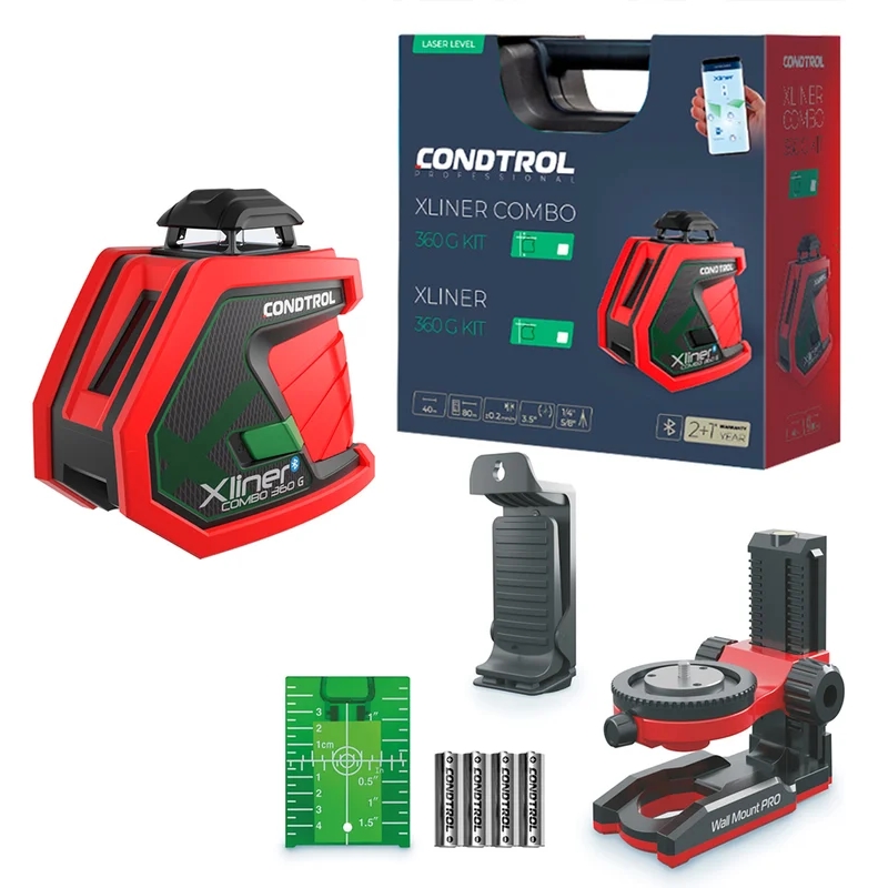 Нивелир лазерный Condtrol XLiner Combo 360G Kit 1-2-412 в Вологде