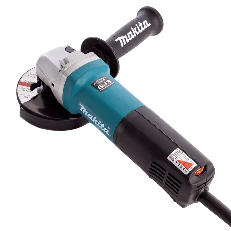 Угловая шлифмашина (болгарка) Makita 9565PCV, 125 мм, 1400 Вт, плавный пуск, регулировка оборотов в Вологде