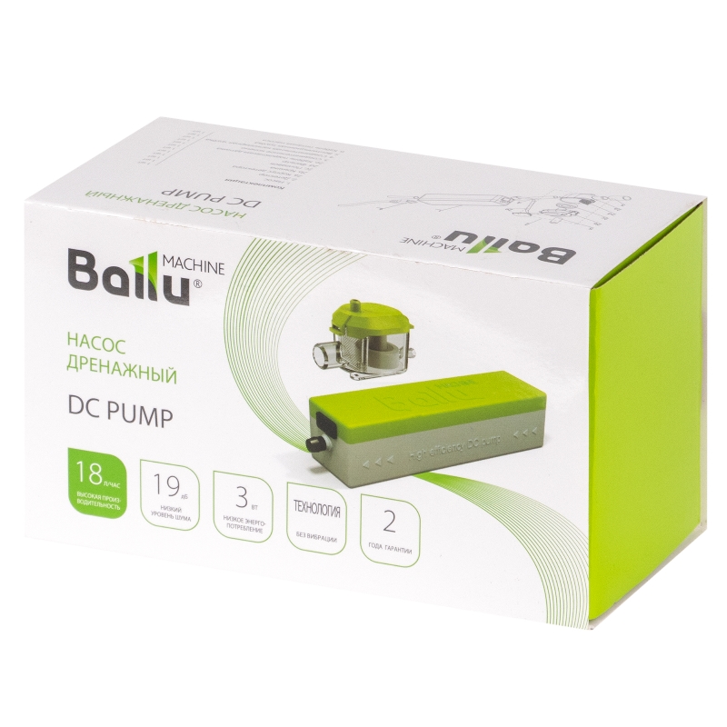 Насос дренажный Ballu Machine DC Pump (проточный, 18 л/ч) НС-1092315