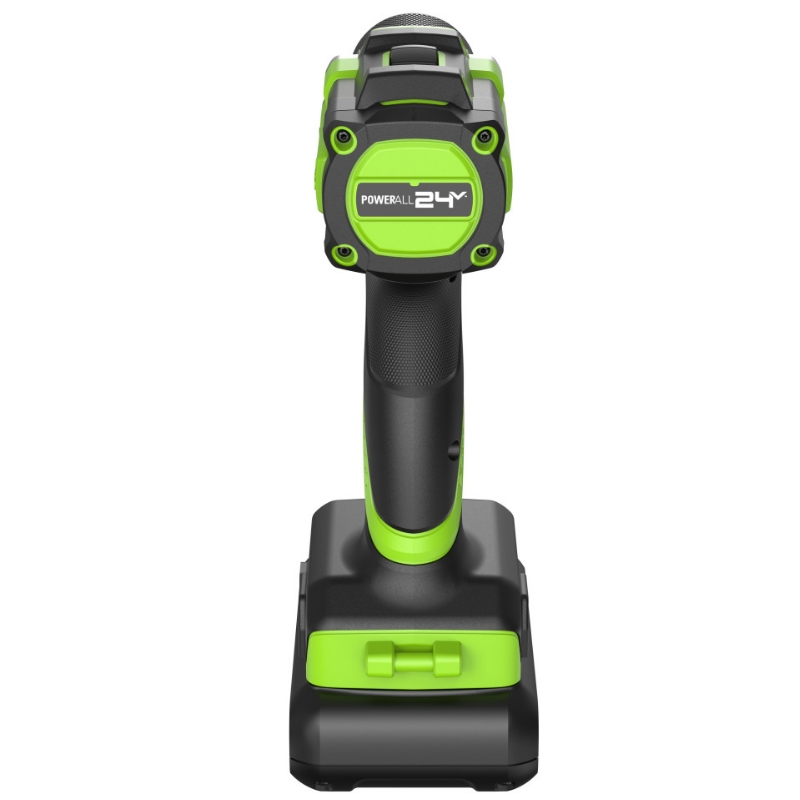 Дрель-шуруповерт аккумуляторная Greenworks DD560 3708407CUA, 24V, б/щет, 0-500 / 0-2000 об/мин, 30/60 Нм,13мм, Anti-kickback,1х2Ач,ЗУ,кор в Муроме