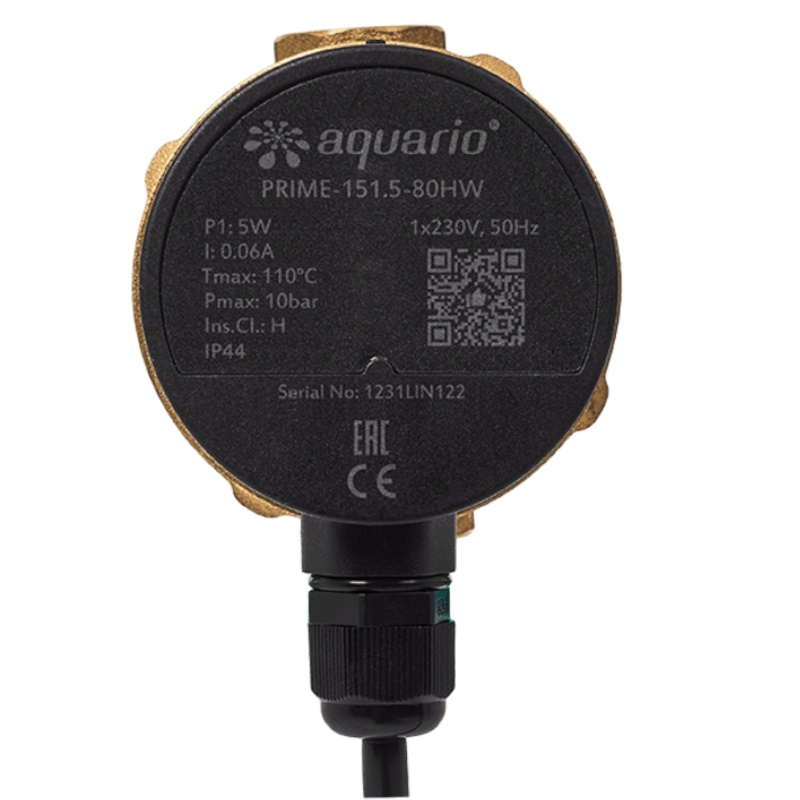 Насос циркуляционный для ГВС Aquario PRIME-151.5-80HW 5151 в Коврове