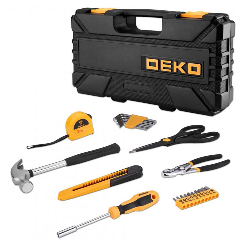 Набор инструментов для дома Deko DKMT62 PRO, 065-0213 (62шт.) в Костроме