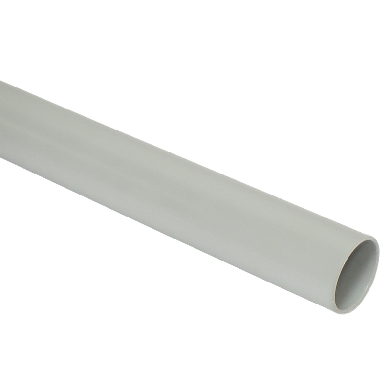 Труба гладкая жесткая IEK CTR10-016-K41-111I, ПВХ, d=16мм, серая, 3м