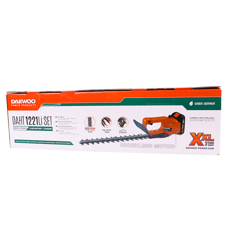 Кусторез аккумуляторный Daewoo DAHT 1221Li SET 21В, 30 см в Иваново