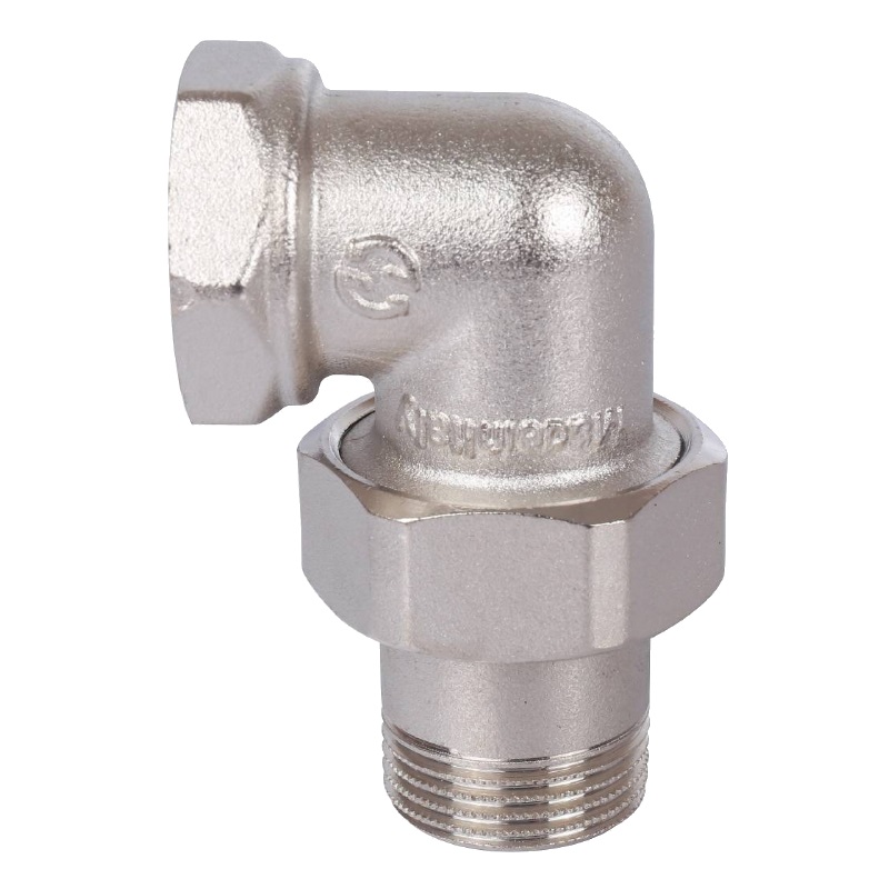 Американка угловая Stout SFT-0057-000034 ВН, 3/4", уплотнение под гайкой o-ring кольцо, никелированное в Переславле