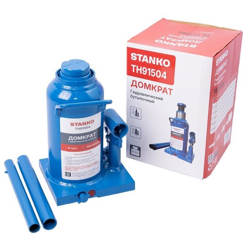Гидравлический бутылочный домкрат Stanko TH91504 на 15 тонн в Костроме