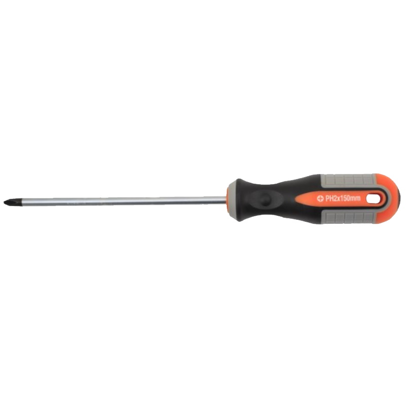 Отвертка стержневая крестовая Ombra Round Grip 751215 055137, PH2x150 мм в Твери