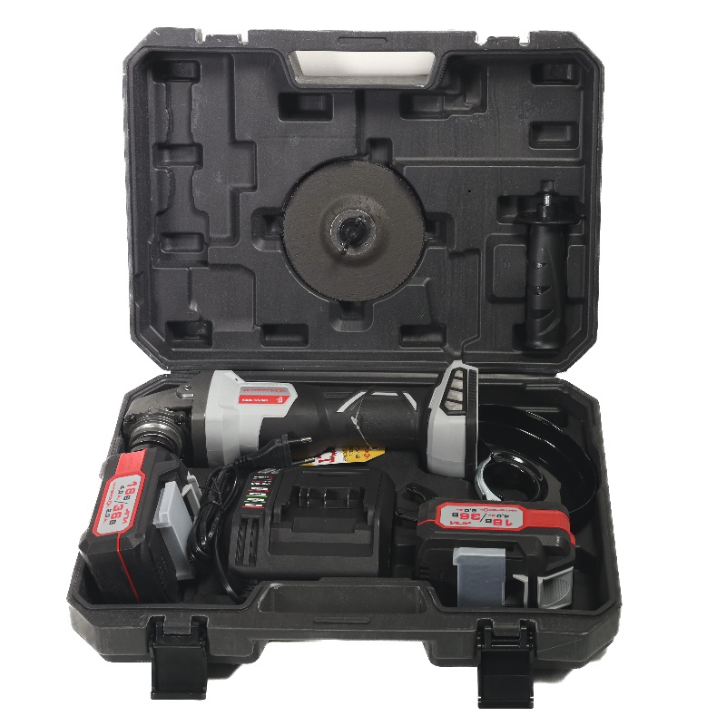 Аккумуляторная угловая шлифмашина Интерскол УШМ-125/36В 816.2.2.70 (2xLi-ion, 2,0 Ач, ЗУ, кейс)