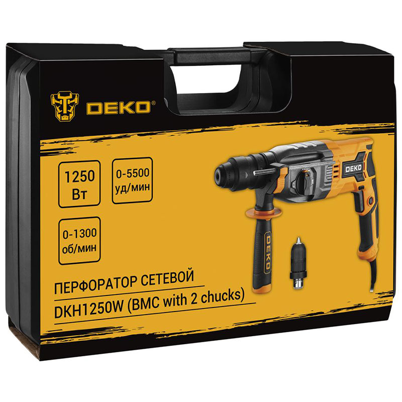 Перфоратор Deko DKH1250W 063-4366 в кейсе в Нижнем Новгороде
