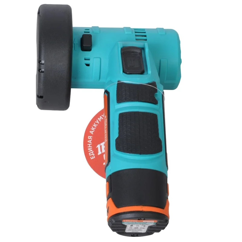Аккумуляторная УШМ Sturm CAG1276C, 1BatterySystem12V