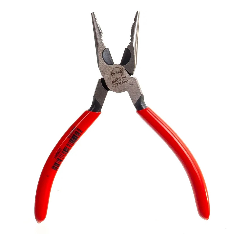 Плоскогубцы Knipex KN-0821145, комбинированные остроконечные с удлинёнными губками, 145 мм, фосфатированные, обливные ручки в Туле