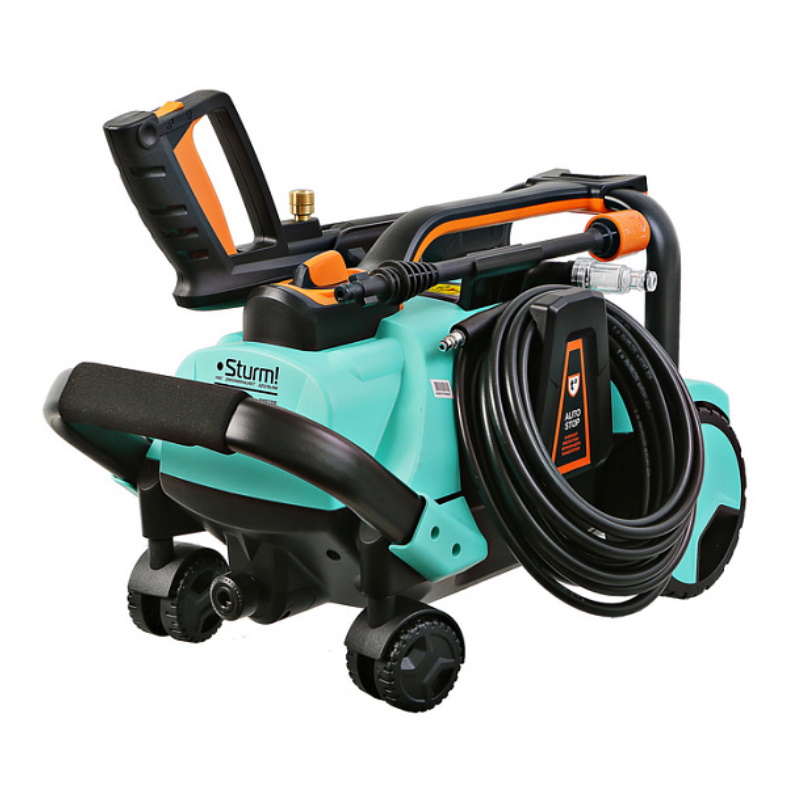 Мойка высокого давления Sturm PW9220E 4603010100621 15-21кВт 80-150 бар ШВД-7м самовсасывание колеса 12997₽