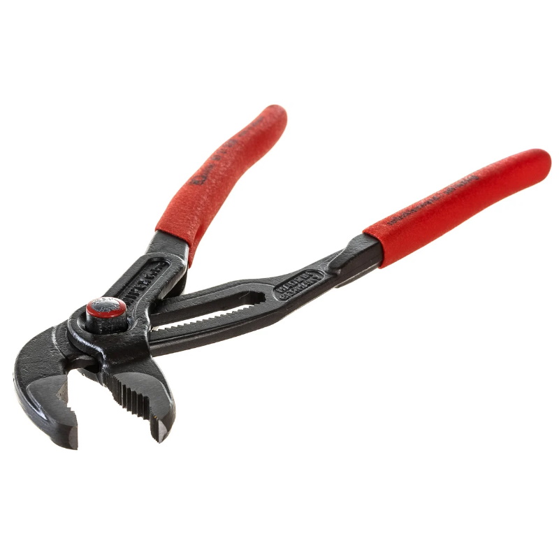 Клещи переставные Knipex Cobra QuickSet SB KN-8721250SB, зев 50 мм (2"), длина 250 мм, фосфатированные, обливные ручки в Иваново