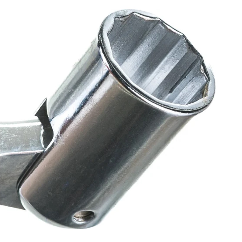 Ключ торцевой шарнирный Hortz 352130, 17х19, хром в Ярославле