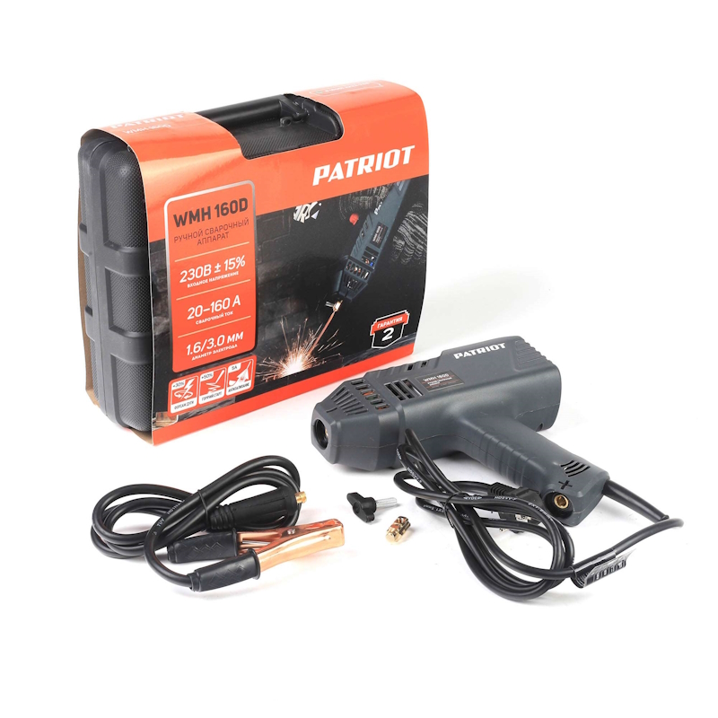 Аппарат сварочный Patriot WMH 160D 605302210, инверторный, MMA в Рыбинске