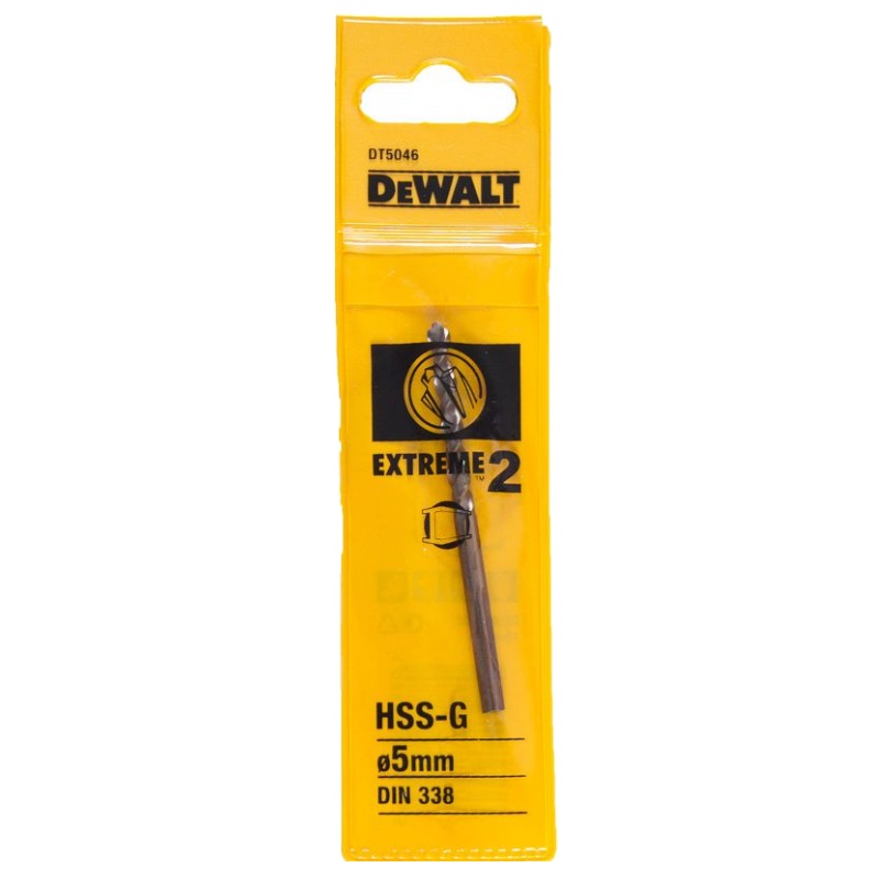 Сверло по металлу DeWalt Extreme 2 DT5046-QZ, HSS-G, 5х86х46 мм в Кинешме