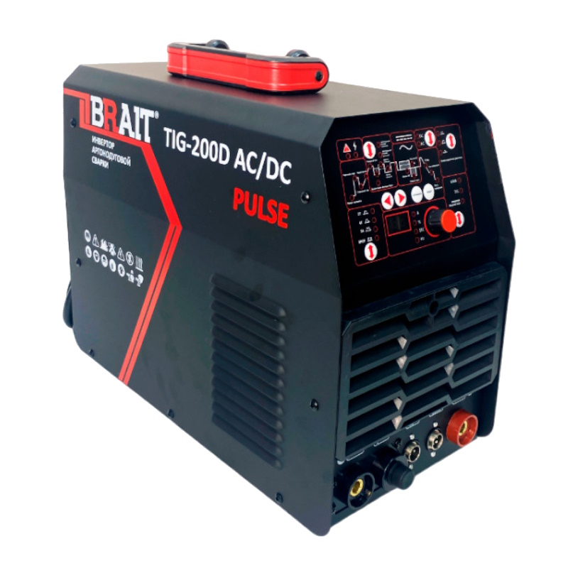 Инвертор аргонодуговой сварки Brait TIG-200D AC/DC PULSE 18.01.018.043, режим сварки TIG/MMA  в Твери