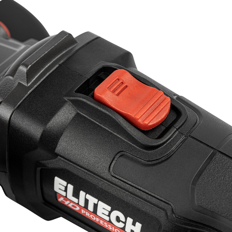 УШМ аккумуляторная Elitech CAG 2012DSL (E2213.075.02) 210319, б/щет, удлиненная ,ф 125 мм,20В, 2х4Ач в Иваново