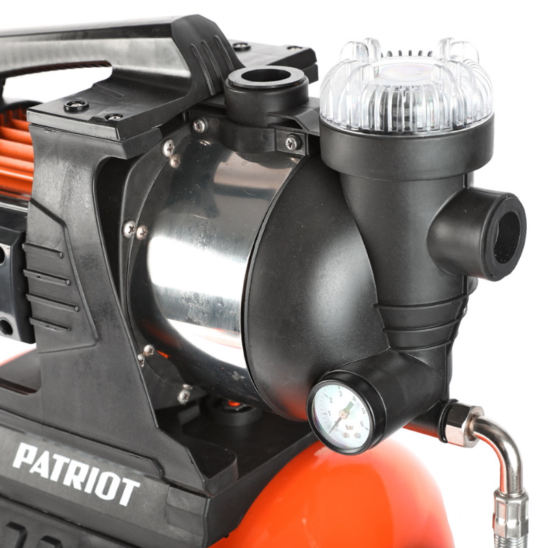Насосная станция Patriot PW 1200-24 ST 315302629, насосная часть - пластик / нержавеющая сталь, мощность: 1200 Вт