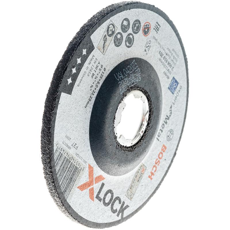 Обдирочный круг по металлу Bosch X-Lock 2.608.619.259 (125x6 мм, по металлу) в Кинешме