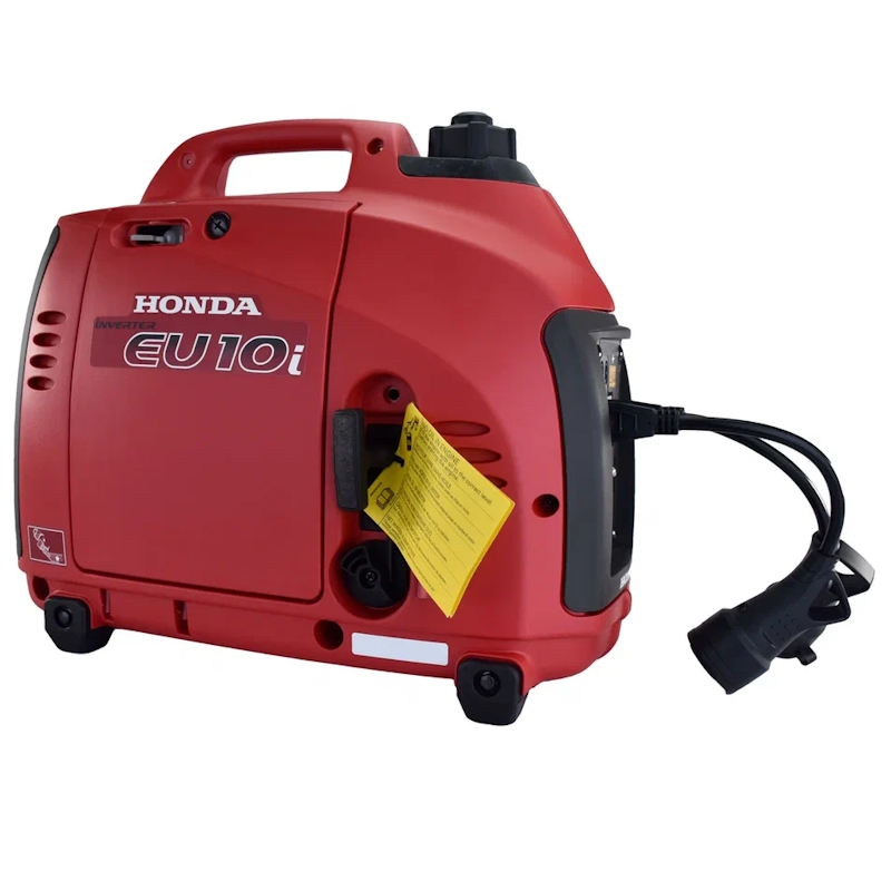 Генератор бензиновый инверторный Honda EU 10 I EU10IT1RH (Азиатский разьем с переходником, 1 кВт, 3.9 А)