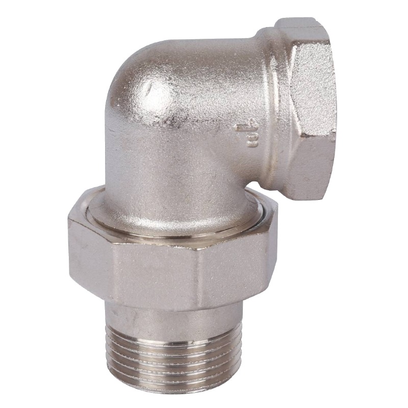 Американка угловая Stout SFT-0057-000001 ВН, 1", уплотнение под гайкой o-ring кольцо, никелированное в Муроме