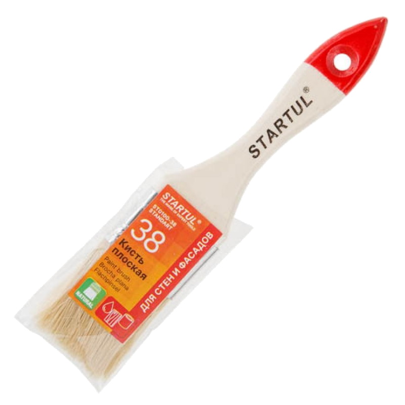 Кисть плоская Startul STANDART ST0100-38 15-38 мм 46₽