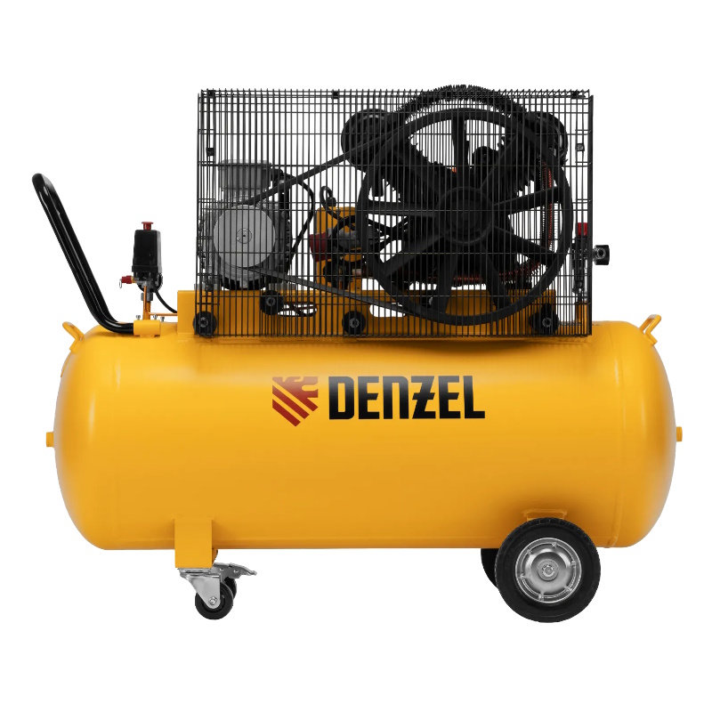 Компрессор воздушный Denzel BCV 4000-T/200 58120, ременной привод, 4,0 кВт, 200 литров, 690 л/мин в Угличе