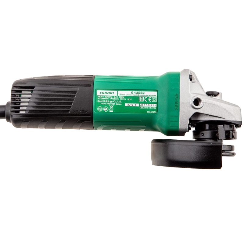 Угловая шлифмашина (болгарка) Hikoki G 13SS2, 125 мм, 600 Вт в Муроме