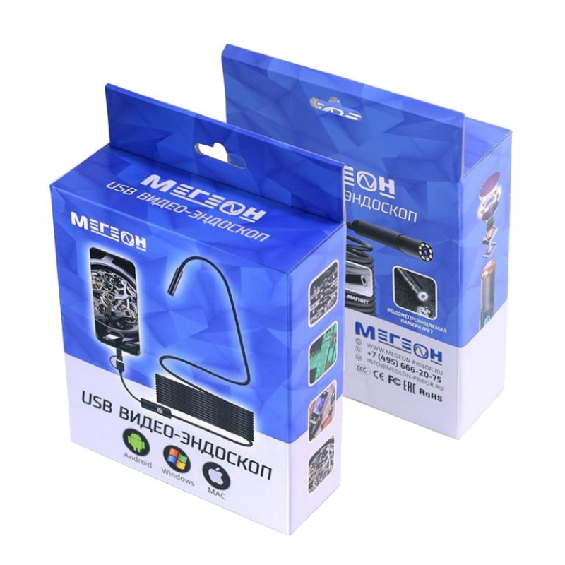 Видеоскоп-Эндоскоп Мегеон 33020 00000006214, USB 2м в Туле