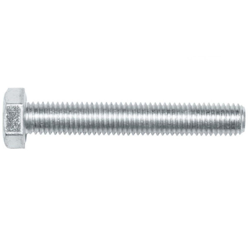 Болт Starfix SMV1-23543-5, М16х90 мм, шестигранный, цинк, класс прочности 5.8, DIN 933, 5 кг