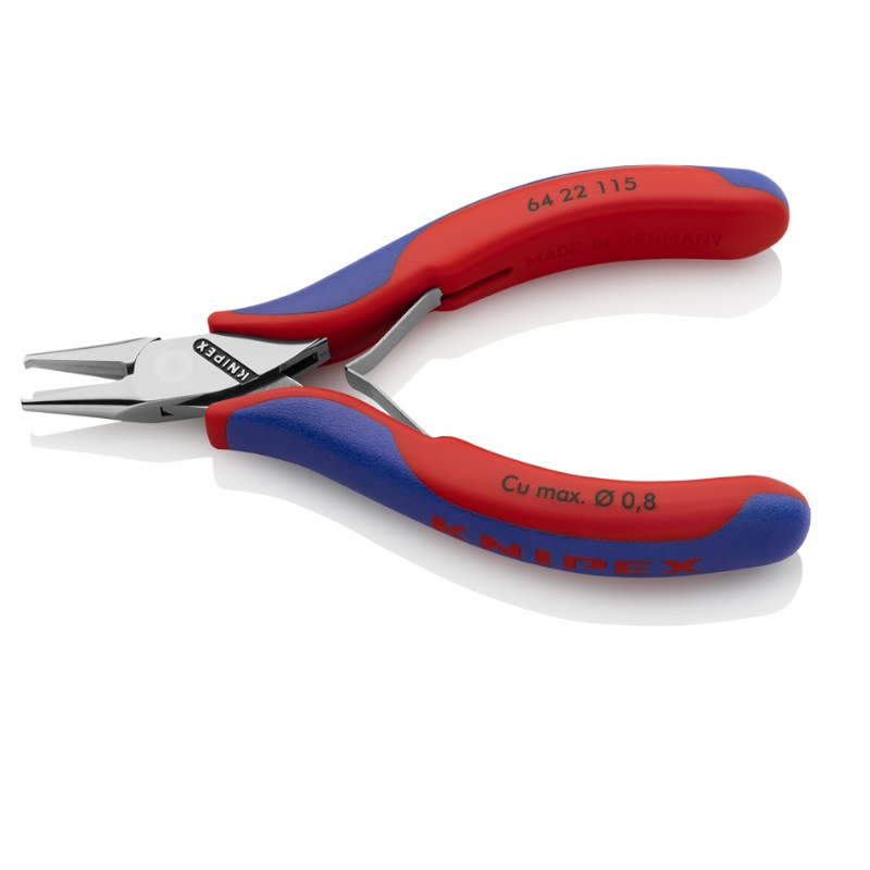 Кусачки торцевые для электроники Knipex KN-6422115, маленькая фаска, узкие губки, 115 мм, 2-комп ручки во Владимире