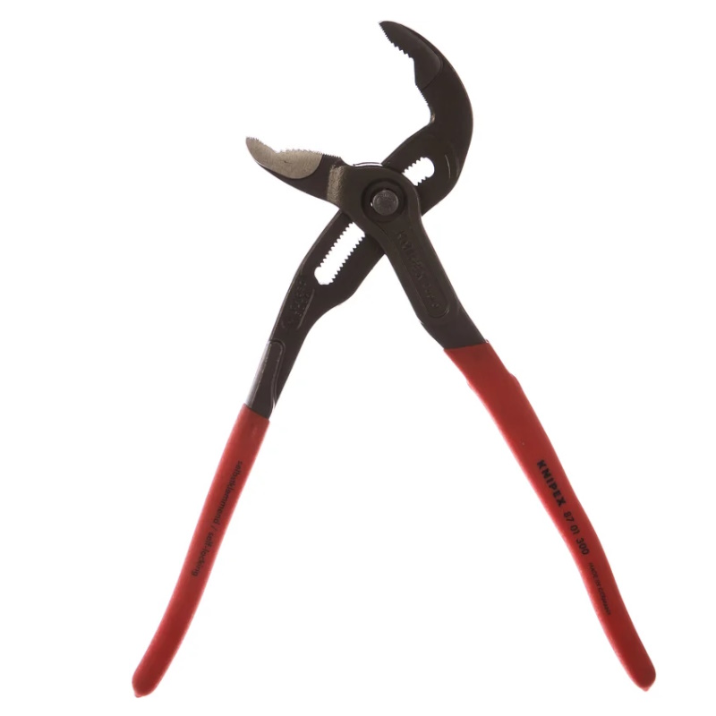Клещи переставные Knipex COBRA KN-8701300SB, зев 70 мм, длина 300 мм, фосфатированные, обливные ручки в Муроме