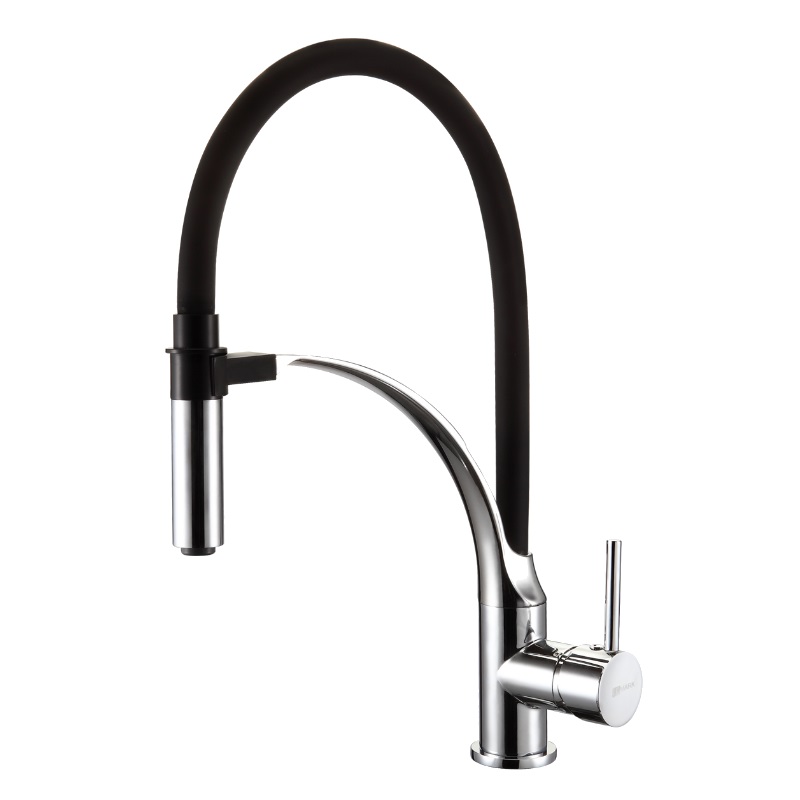 Смеситель для кухни Lemark Soul LM6007C с гибким изливом хром 15360₽