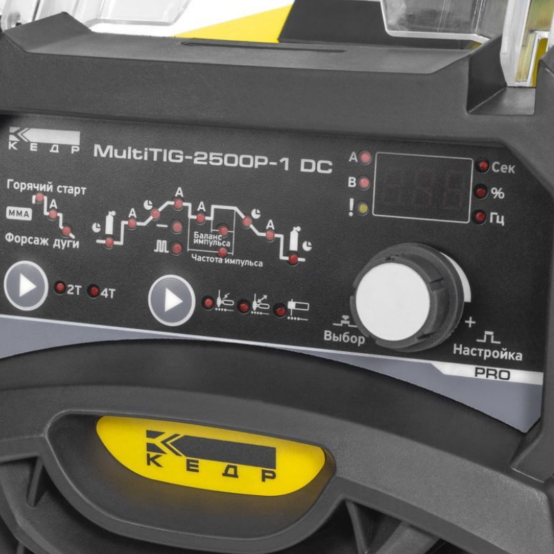 Установка аргонодуговой сварки Кедр MultiTIG-2500P-1 DC 8012584 220В 5-250А без горелки