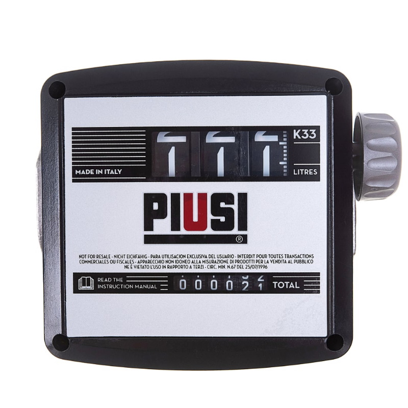 Счетчик отпуска топлива Piusibox K 33 ver/ D дизель 000553000 3-х разрядный механический в Рыбинске