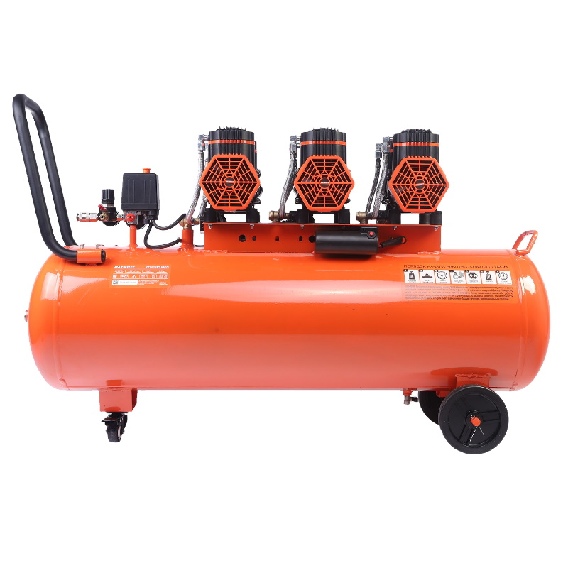 Компрессор поршневой безмасляный Patriot KDS 580 F100 526302499 580 лмин 285 кВт 8 бар 100 л 2800 обмин быстросъем елочка 14