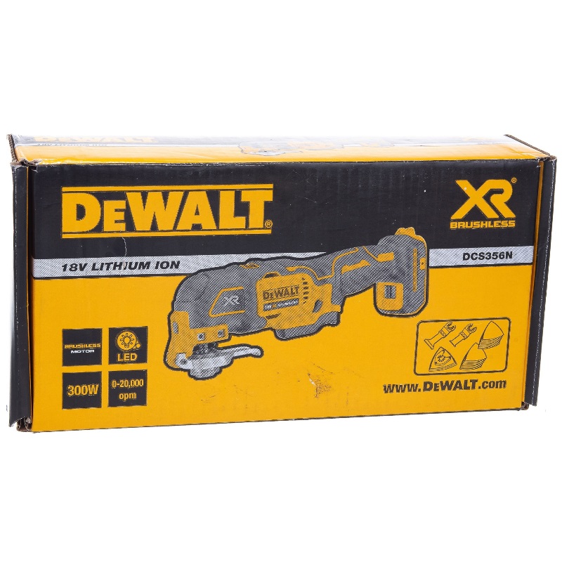 Многофункциональный инструмент DeWalt DCS356N-XJ 18В XR (бесщеточный, подсветка, питание 18 v, угол 1.5) во Владимире