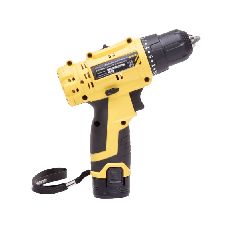 Дрель аккумуляторная Hanskonner HCD1230R бесщеточная, 12В, 30Нм, 2х2.0Ач, кейс во Владимире