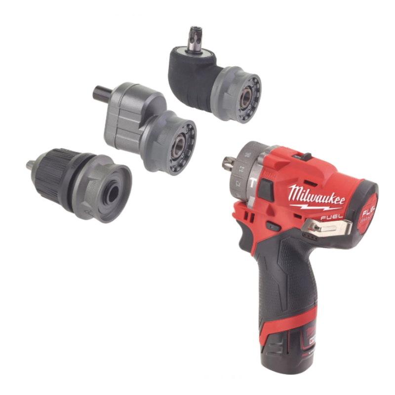 Аккумуляторная ударная дрель-шуруповерт с насадками Milwaukee FUEL PDXKIT-202X 4933464138 в Кинешме