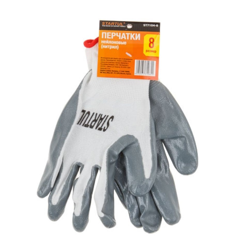 Перчатки Startul нейлон нитриловое покрытие 8 р-р 87₽