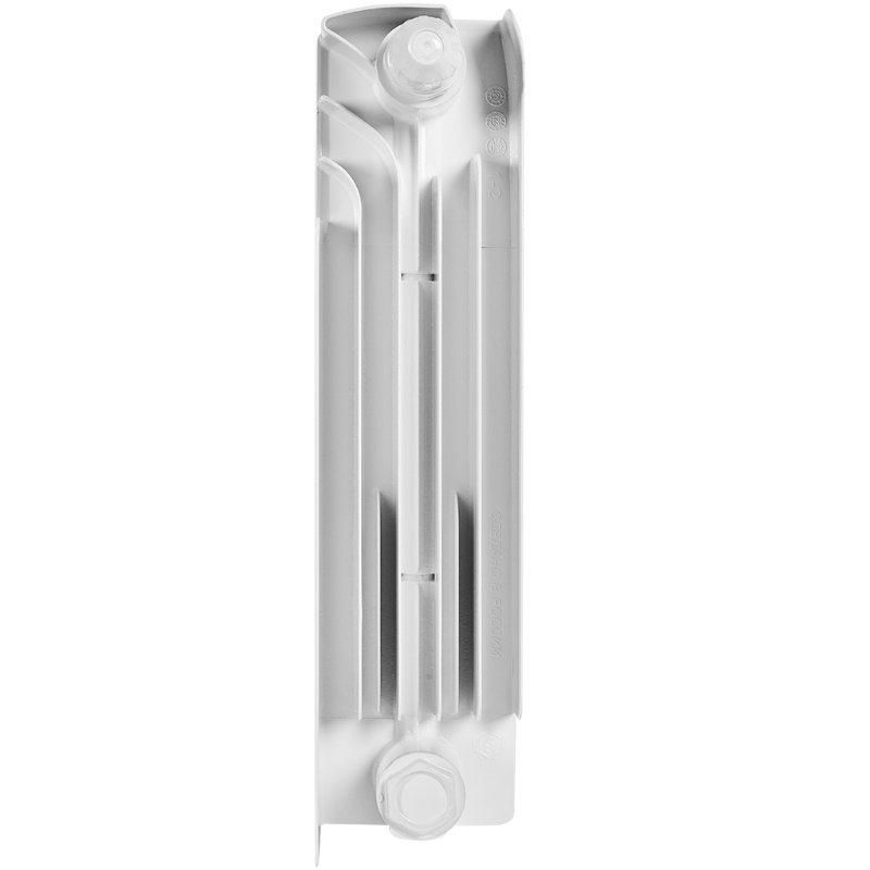 Радиатор Stout TITAN VENTIL 350 SRB-3320-035013, 13 секций, биметаллический, нижнее правое подключение, белый RAL 9016 в Твери