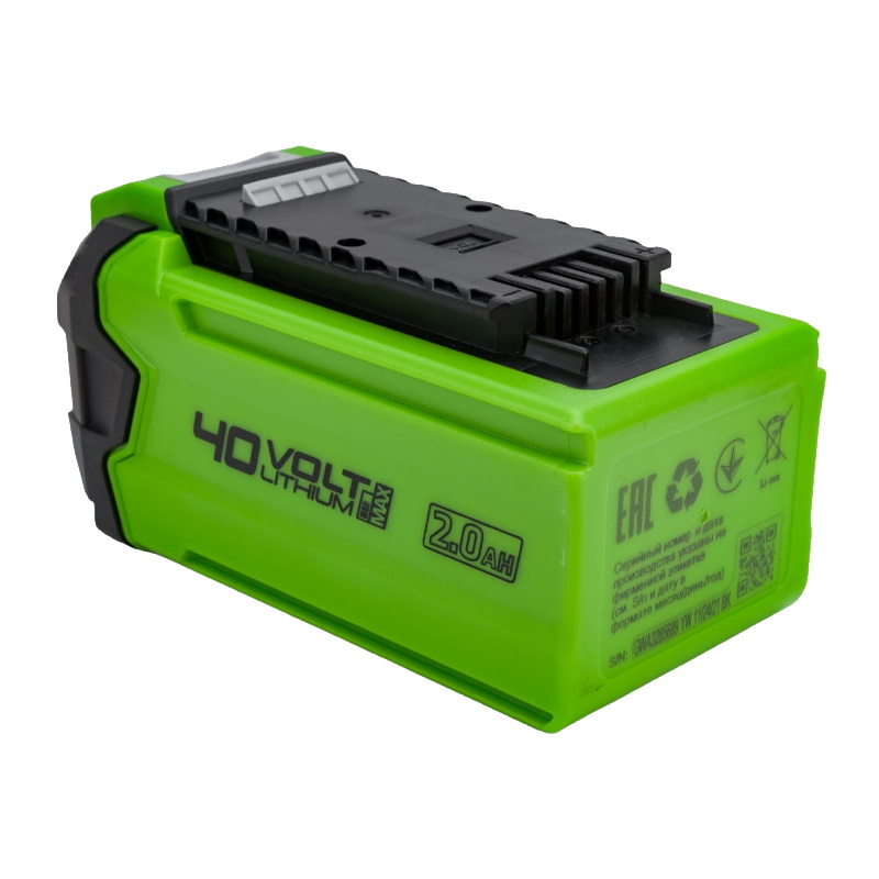 Аккумулятор с USB разъемом Greenworks 2939407, 40V, 2 Ач в Муроме